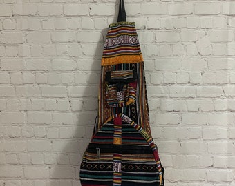 Handmade Mini Backpack that folds all the way