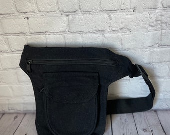 Cotton Multipurpose Waist pack Bag, Festival Belt Bag, Hip Bag