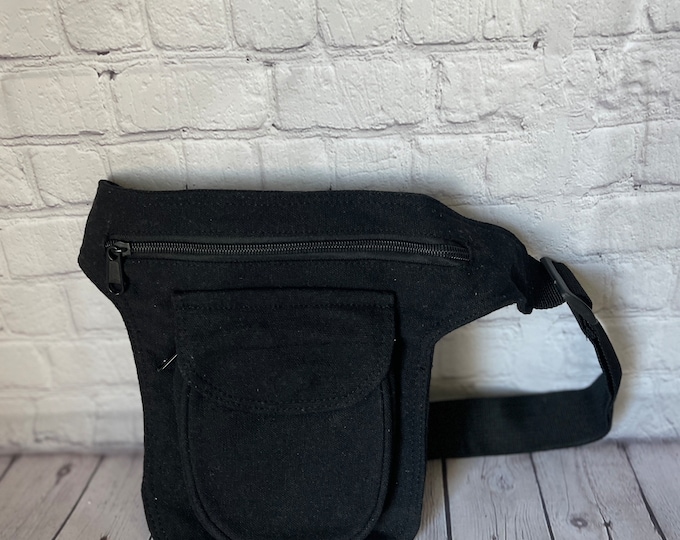 Cotton Multipurpose Waist pack Bag, Festival Belt Bag, Hip Bag