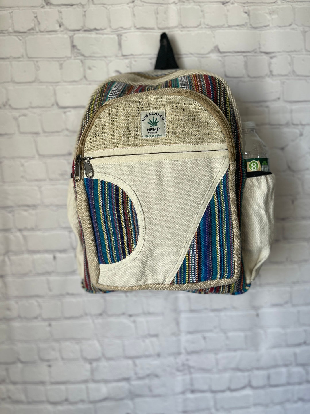 Medium Sized Hemp Backpack Etsy