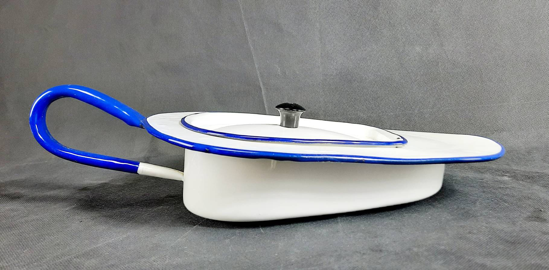 Hospital Kit Bedpan Hospital Room Decor Garden Decor Enamel Etsy