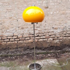 Vintage Yellow Floor Lamp Made in 70 s in Hungary Etsy UK