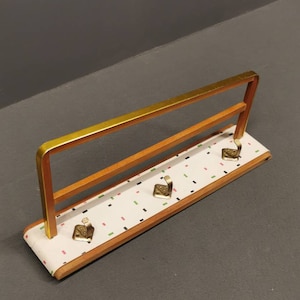 Perchero de madera de mediados de siglo, perchero de pared, percha de pared Wintage, decoración del hogar, perchero de pared retro, hecho en los años 70