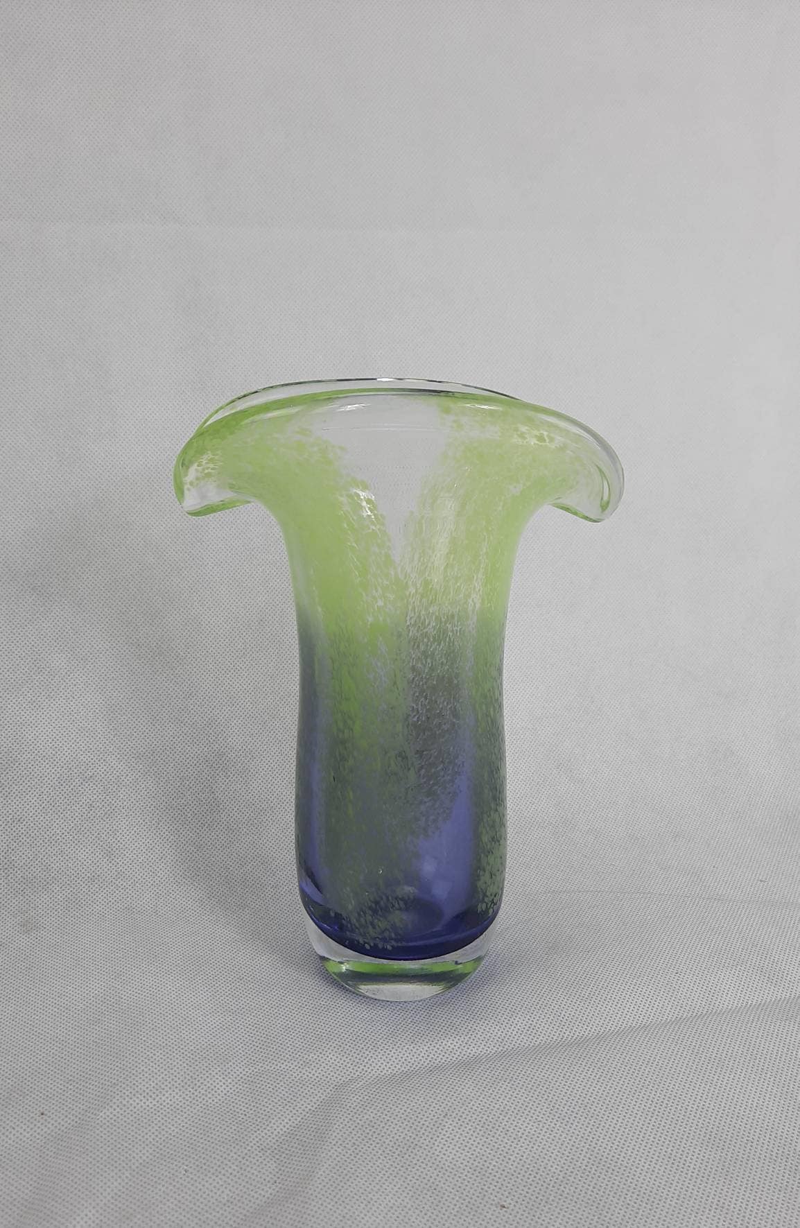 ヴィンテージガラスの花瓶：ミッドセンチュリーアートの装飾 - Etsy 日本