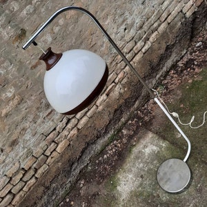 Vintage Hungarian Floor Lamp: Mid Century Modern Lighting