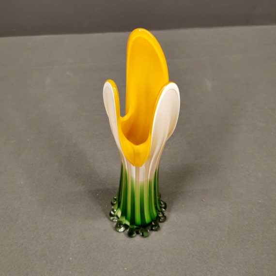 Tre Fuochi Italian Venetian Murano Glass Bohemian Emerald