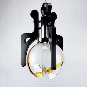 Vintage Carlo Mason Mazzega Murano Glass Pendant Light - Italian Mid Century Chandelier