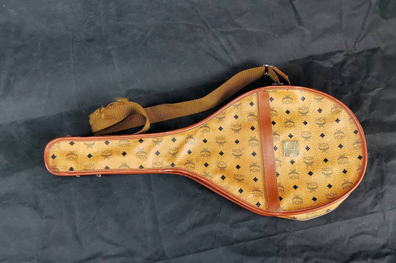 MCM Leather Racket Cover Racket Bag by Mcm Etsy Ireland