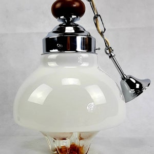 Vintage Murano Glass Pendant Light: Carlo Mason Mazzega, Mid-Century Chandelier