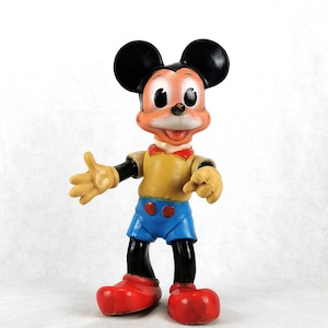 ミッキーマウス　ヴィンテージ　 フィギュア　ディズニー　アンティーク 激レア】ディズニー 70年代 DAKIN製 ヴィンテージミッキーマウス