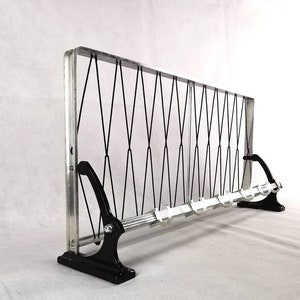 Mid Century Aluminium Coat Rack and Hat Stand made in Germany 70&#39;s, Wall Coat Rack, Vintage Wall Hanger, Home Decor, Retro Wall Coat