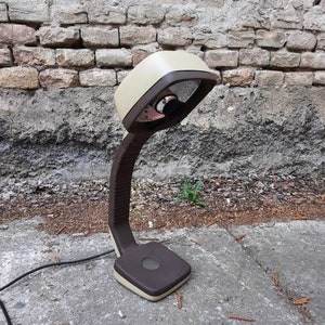 Vintage Desk Lamp From Hoffmeister 1970, Table Lamp, Mcm Lamp, Adjustable Desk Lamp, Made In Germany, Cobra Lamp