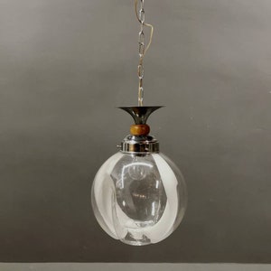 Vintage Murano Glass Pendant Light - Carlo Mason Mazzega Chandelier