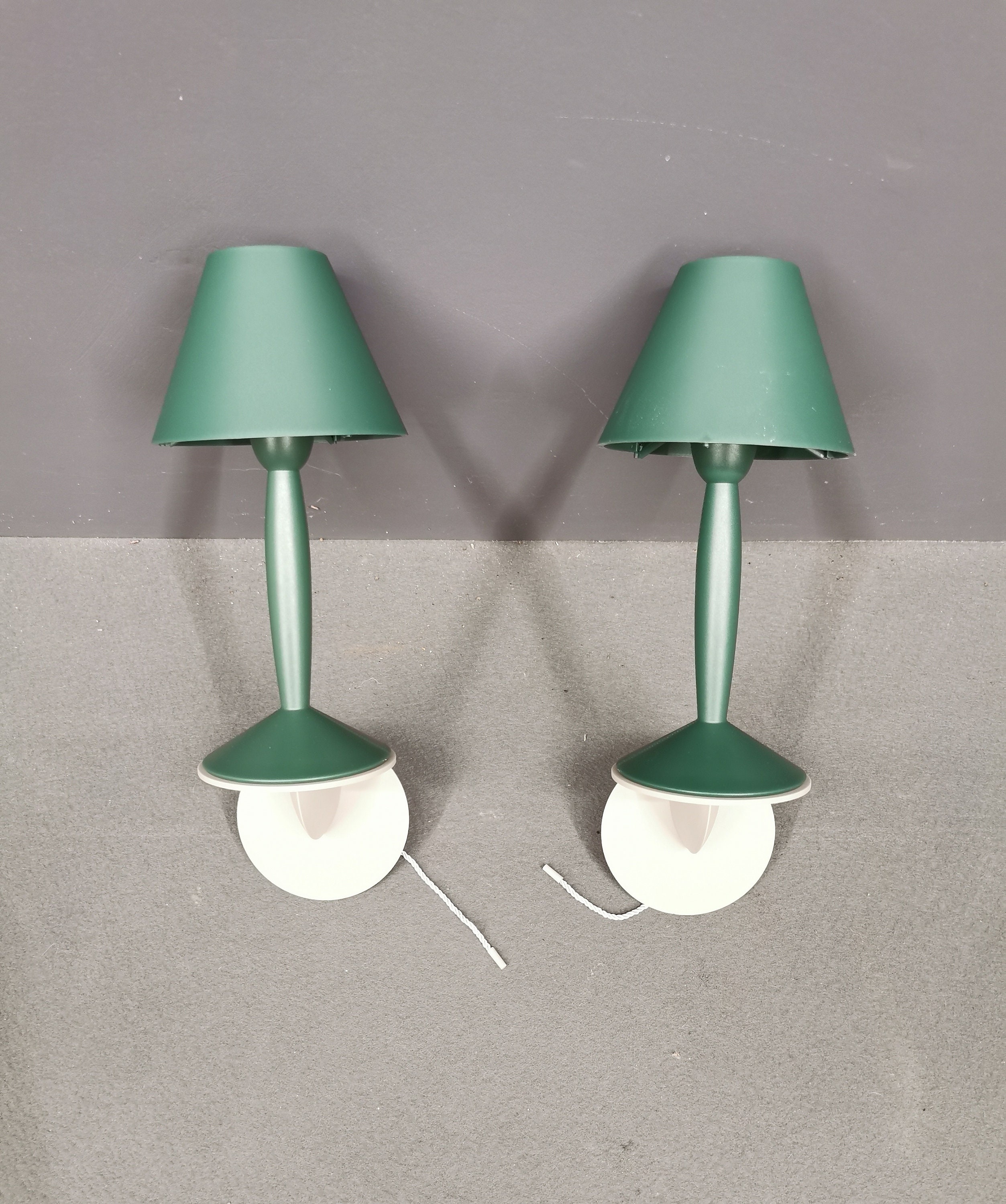 Set of 2 Floss Miss Sissi Green Wall Lamps - Philippe Starck 