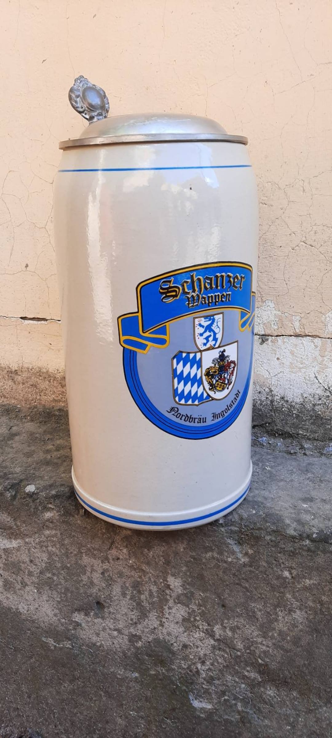 Collectible Ceramic Giant Beer Mug Volume 3 Liters Etsy