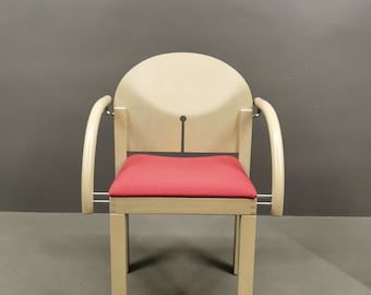 1 of 6 Dining Vintage Chair by Arno Votteler for Bisterfeld & Weiss, 1980s