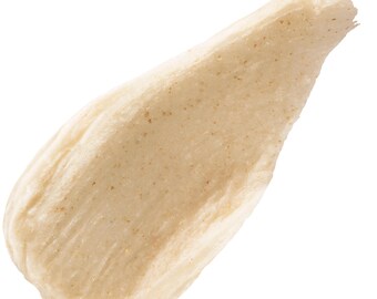 Gold Infused Shea Butter with Bamboo | Unscented.    Deeply nourishing, velvety matte finish  6.5oz