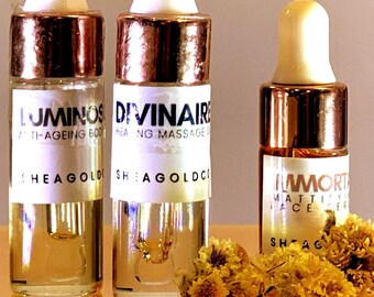 Immortelle Mini Set: Face Serum, Body Oil, Massage Oil