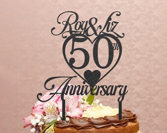 Wedding anniversary cake topper, custom cake topper, wedding custom couple, wedding cake topper, personalised wedding cake topper