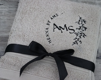 Logo embroidery, Personalised egyptian cotton towel, Personalised logo name monogramed towel, hand towel, bath towel, bath sheet