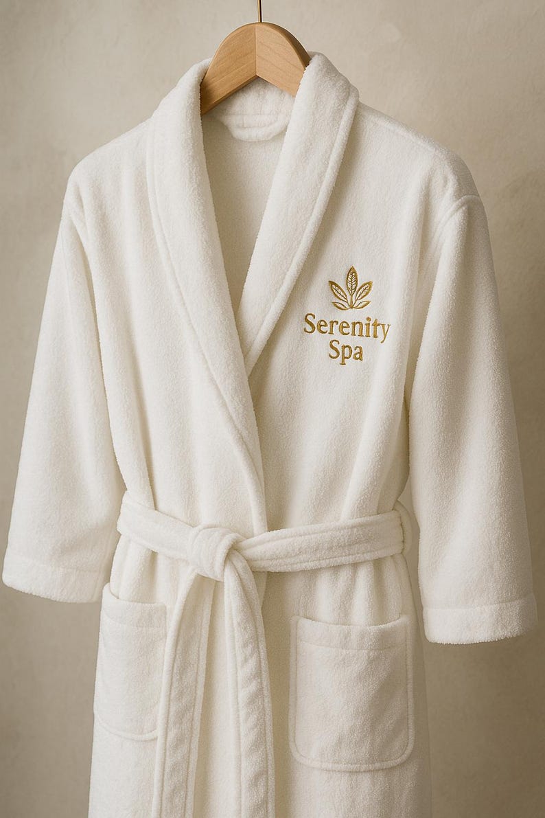 Personalized Terry Cloth Bathrobe, Embroidered Name, Mother's Day Gift ...