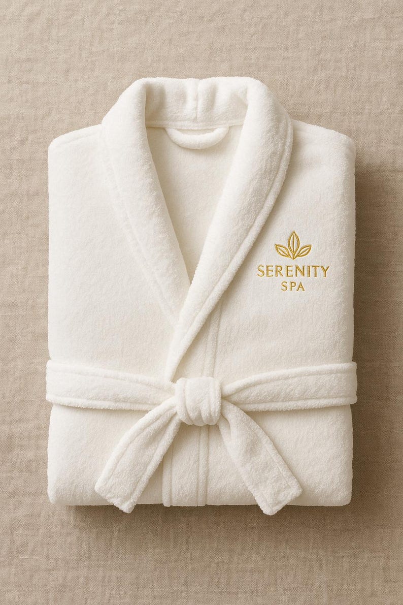 Personalized Terry Cloth Bathrobe, Embroidered Name, Mother's Day Gift ...