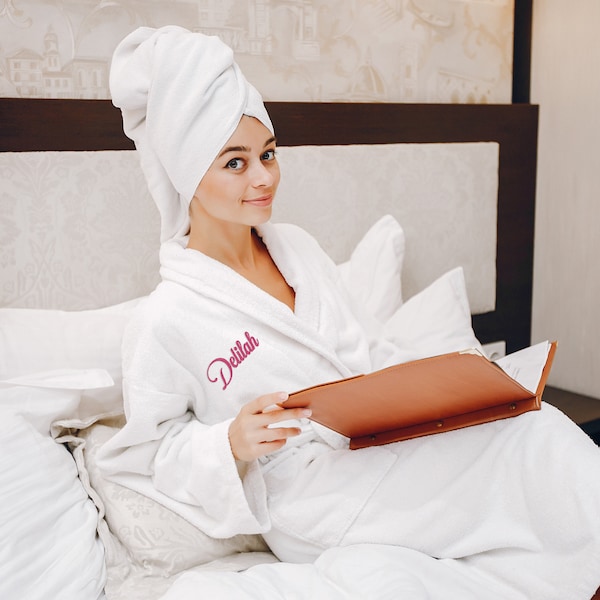 Monogram Bathrobe Etsy