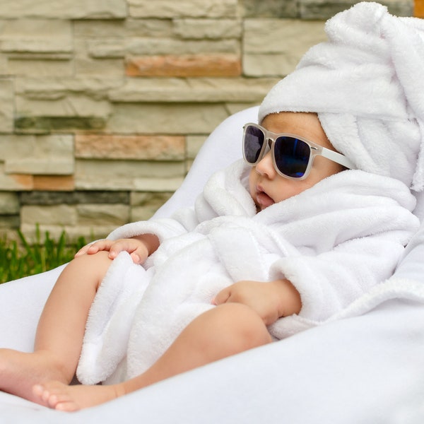 Personalised Dressing Gown Baby Boy Etsy