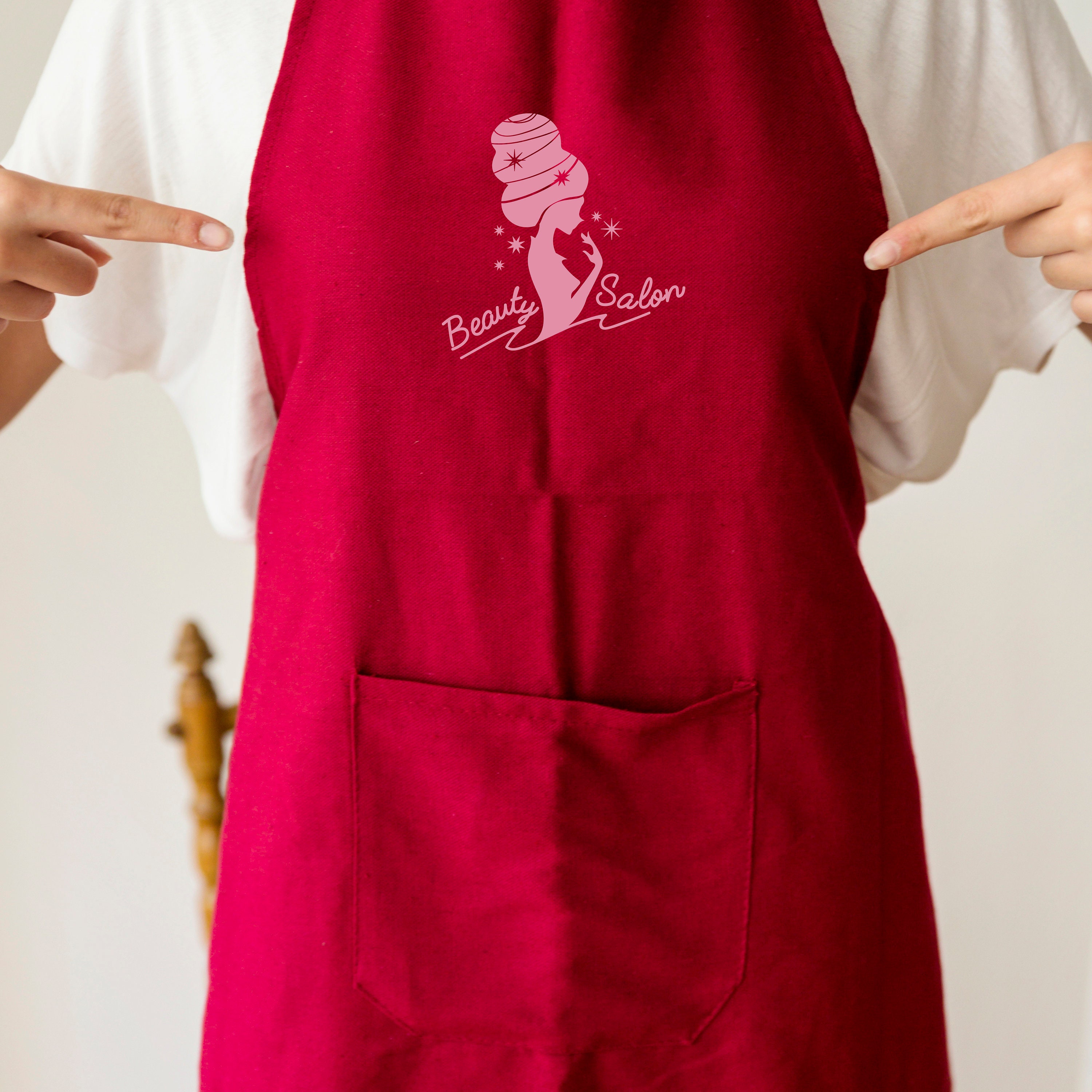 Logo embroidery on apron custom logo personalised apron Etsy