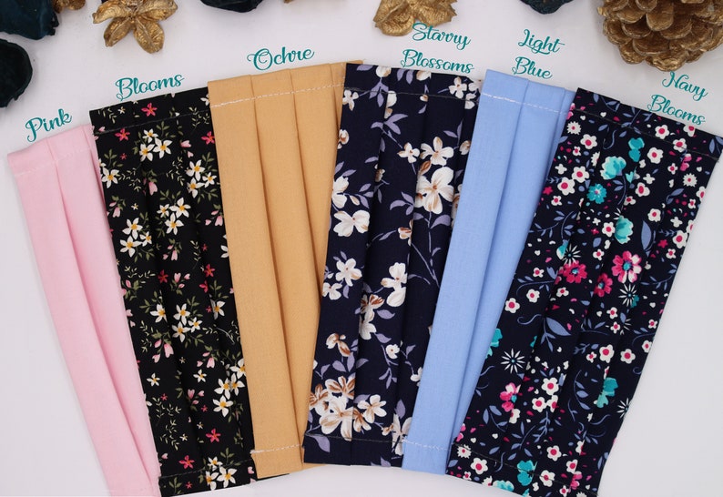 100% Cotton Face Mask Handmade Facemask in the UK Washable image 5