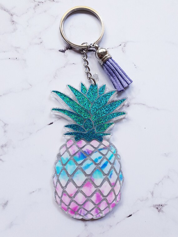 Pineapple Keychain Etsy