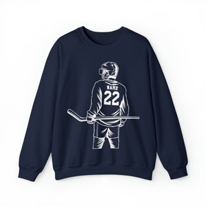 Personalized Hockey Sweatshirt, Hockey Shirt, Custom Sweatshirt, Custom Hockey Shirt, Hockey Team Shirt, Hockey Mom, Hockey Dad
