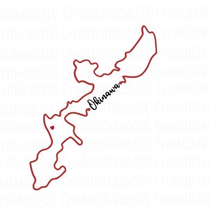 Okinawa Island SVG, Okinawa Military Base, Kadena Heart Pindrop, Kadena Star Pindrop