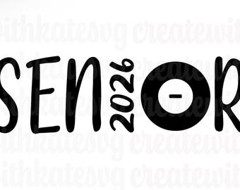 Senior Wrestling Athlete, Class of 2026, High School Senior Season, Senior Day, Senior Volleyball, SVG PDF PNG