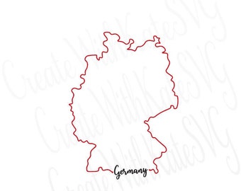 Germany SVG, Germany Outline