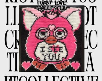 ファービーラブ（クリープスター）タペストリーかぎ針編みパターン