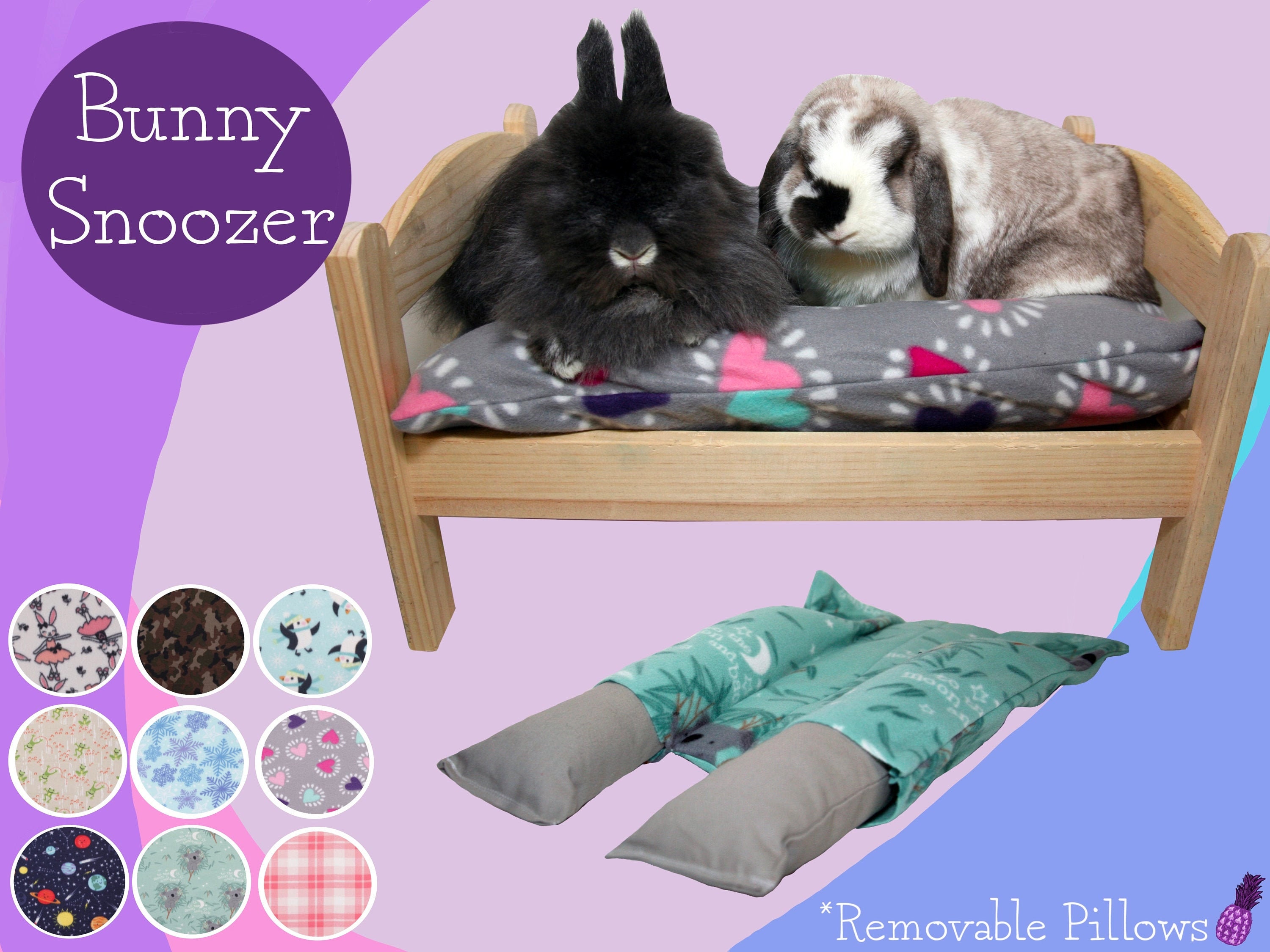 Bunny Snoozer Fits IKEA Doll Bed Perfect for Rabbits Etsy