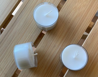 Clear Cup Tea Light Candles