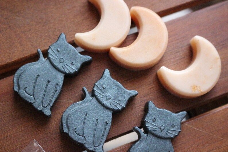 Cat Soaps Crescent Moons Miniature Soap image 4