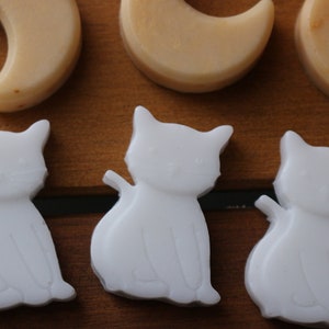 Cat Soaps Crescent Moons Miniature Soap image 3