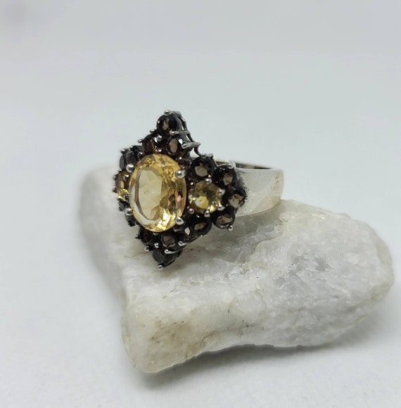 Vintage Citrine ring I November Birthstone Size 8
