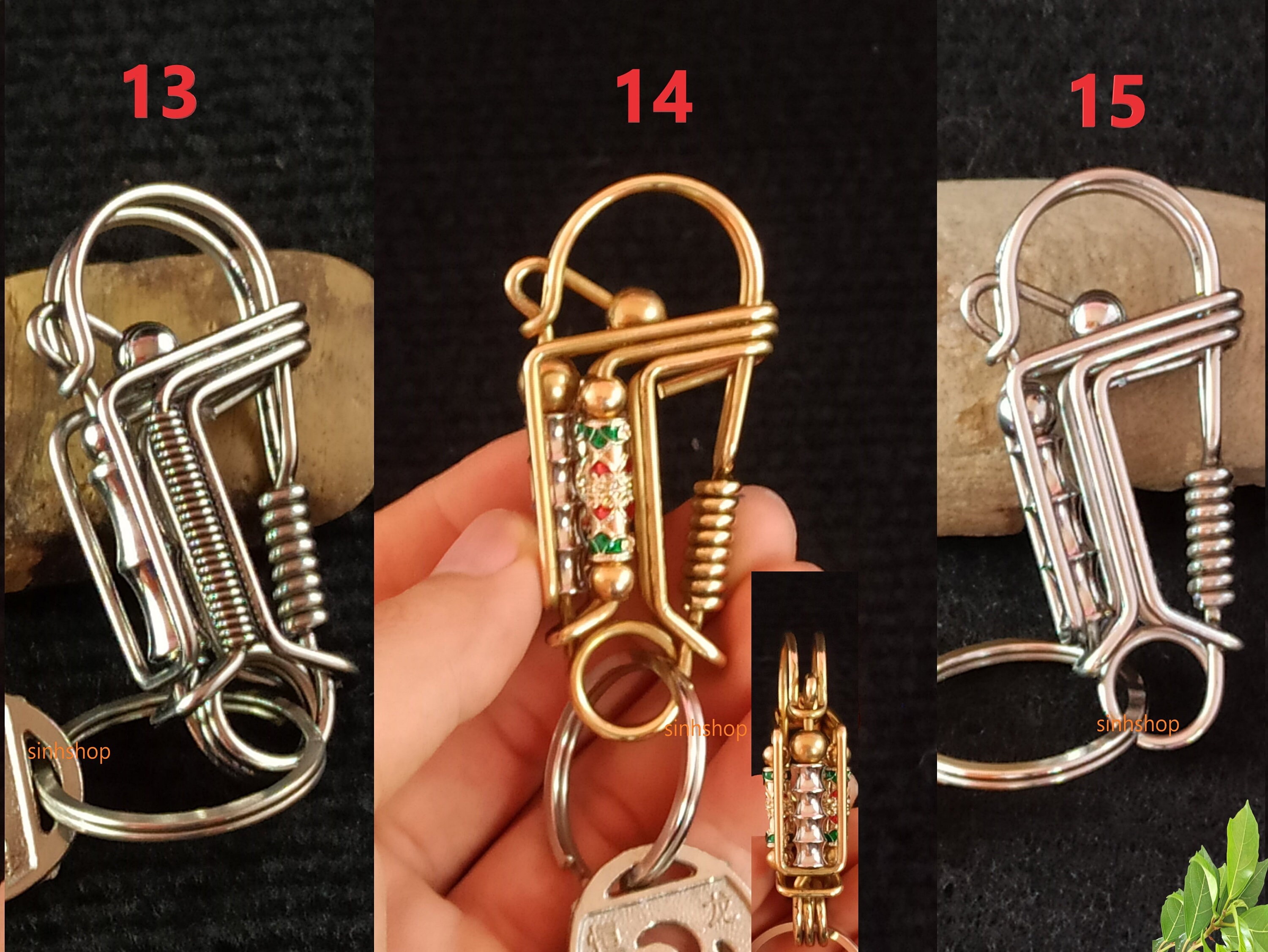 Ctoom keychain for menhandmade wire wrapped keychain. Etsy