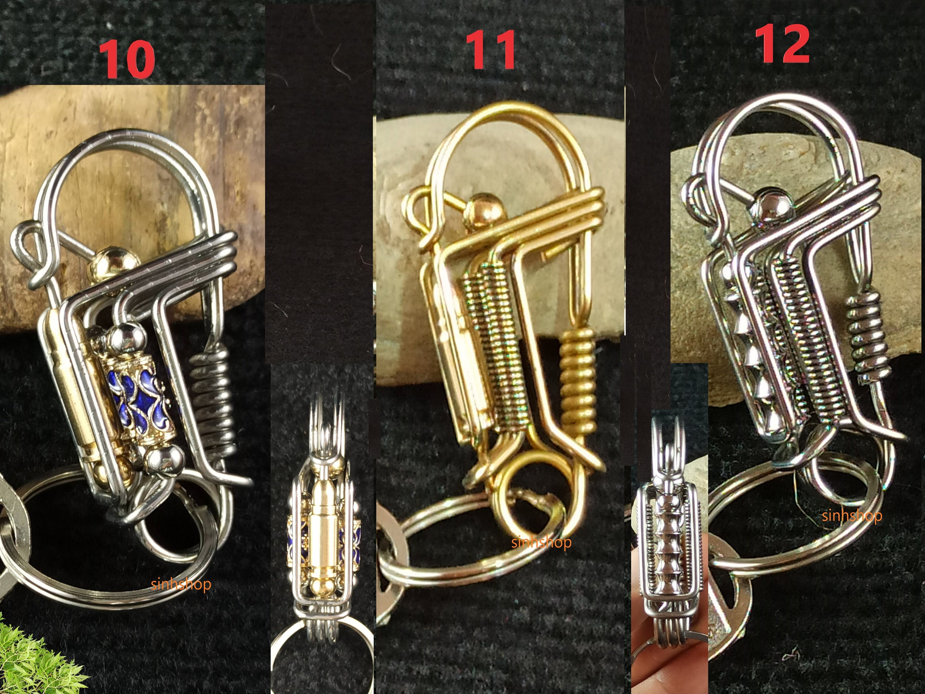 Ctoom keychain for menhandmade wire wrapped keychain. Etsy