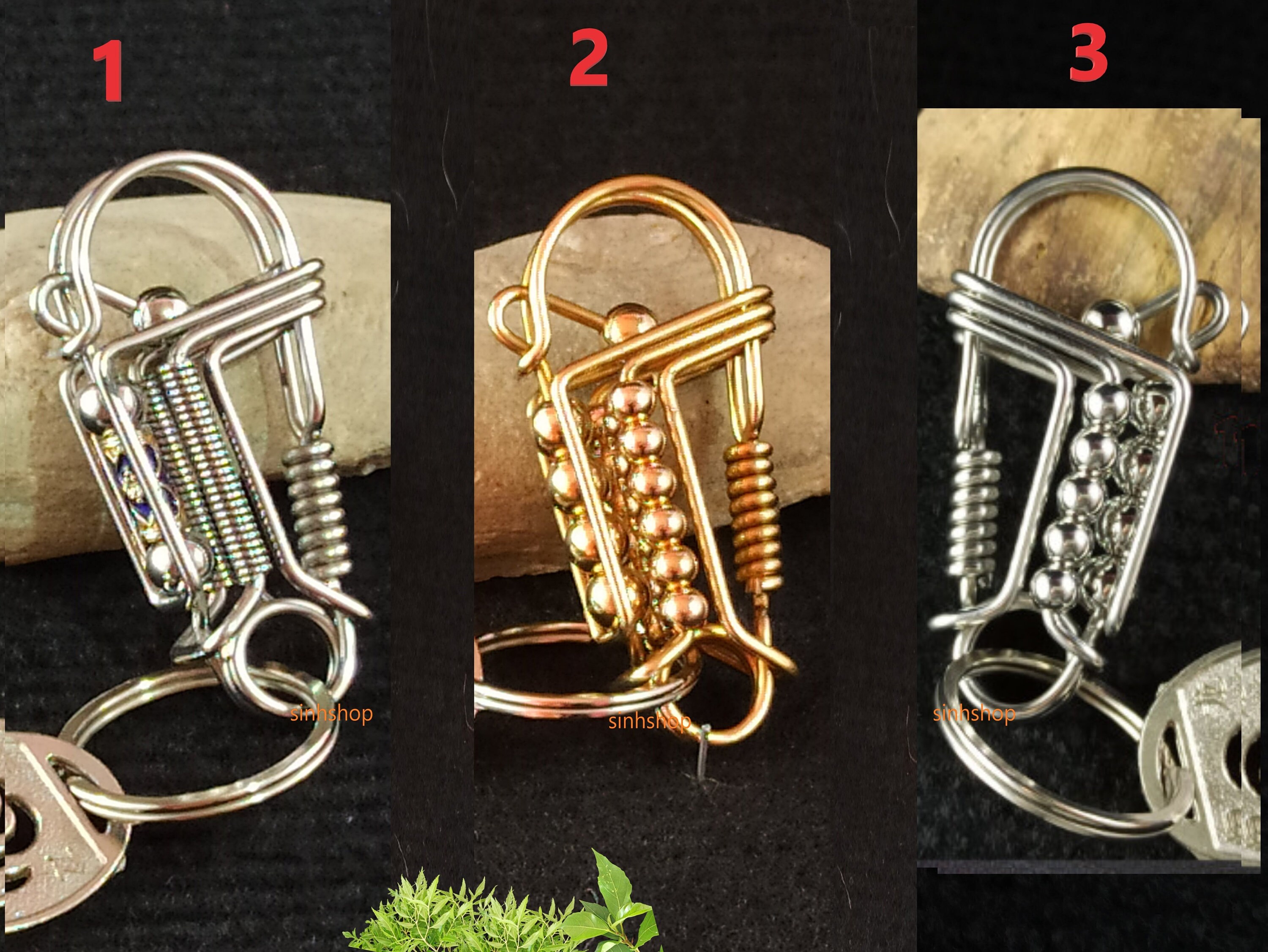 Ctoom keychain for menhandmade wire wrapped keychain. Etsy