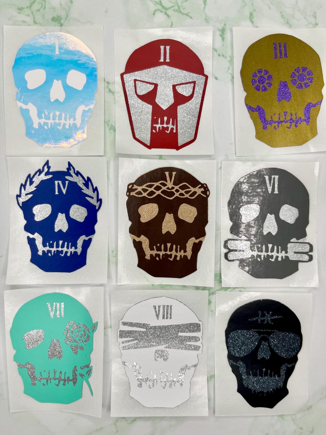 Nine Houses Sparkly Stickers (set of 10) | Locked Tomb Stickers - Etsy