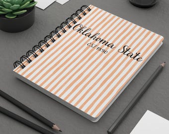 Oklahoma State Spiral Journal: College Student Notebook, Eco-Friendly