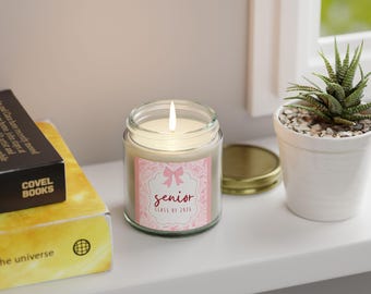 Senior Class of 2026 Scented Candle, Coconut Apricot Wax