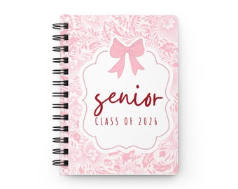 Preppy Senior 2026 Journal, High School Graduation Gift