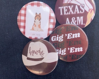 Texas A&M Gameday Buttons