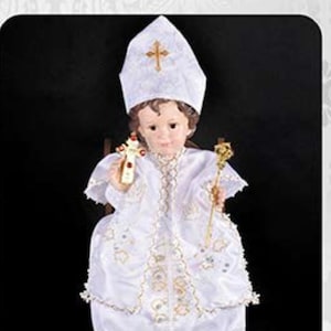 Vestido de niño dios Cruz Blanca